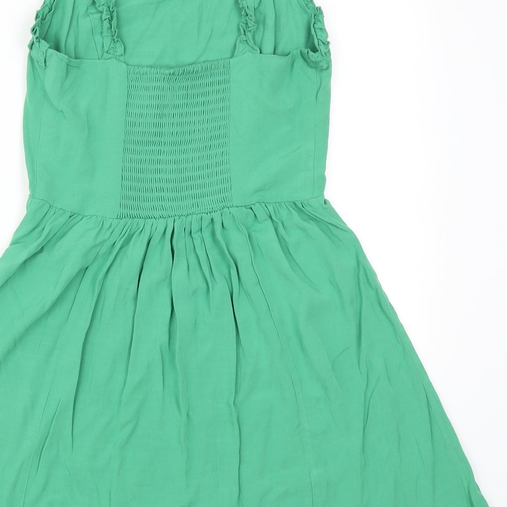 New Look Womens Green   Skater Dress  Size 12