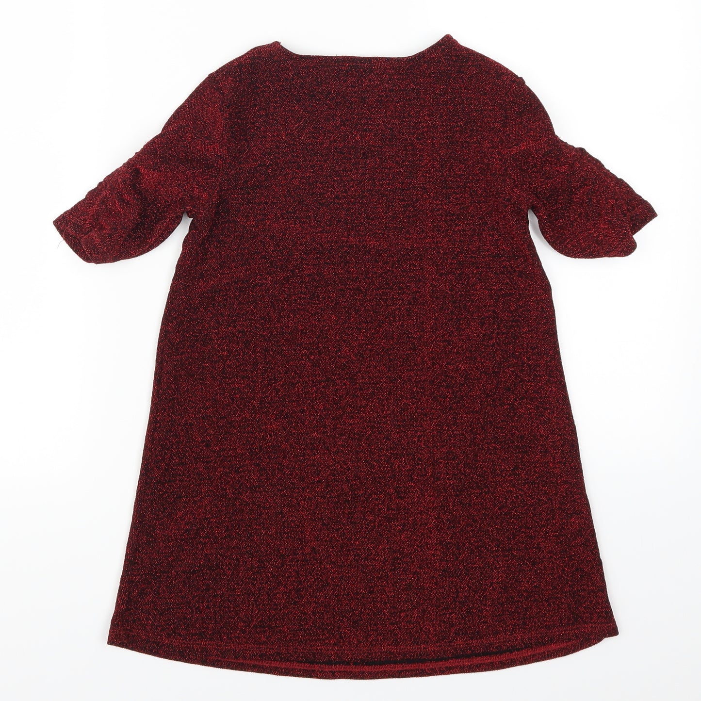 NEXT Girls Red   T-Shirt Dress  Size 6 Years