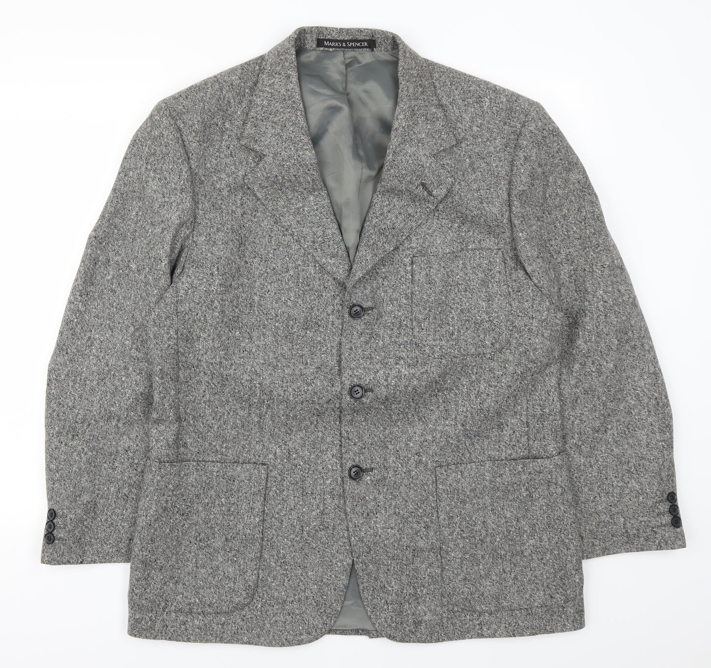 Marks and Spencer Mens Grey   Jacket Suit Jacket Size 40