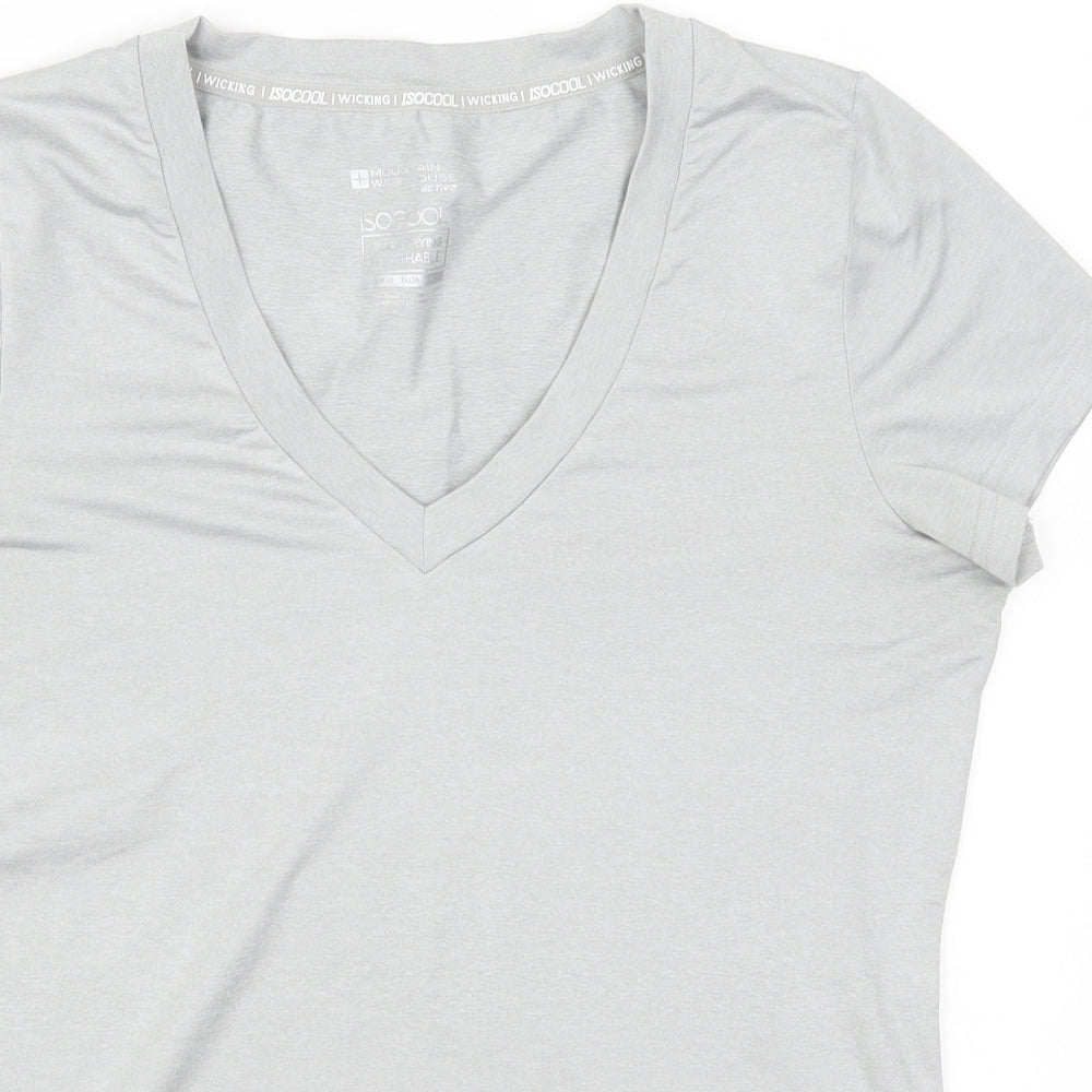 Mountain Warehouse Womens Grey   Basic T-Shirt Size 10