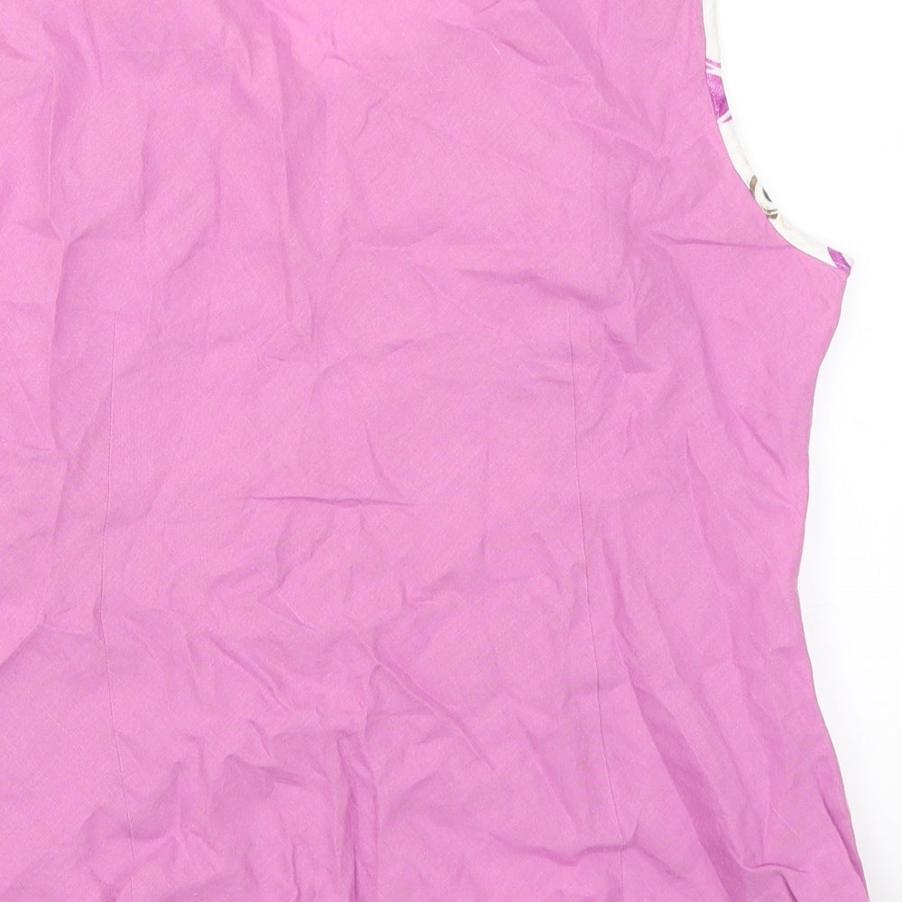 Mandy Marsh Womens Pink   Basic Tank Size 16