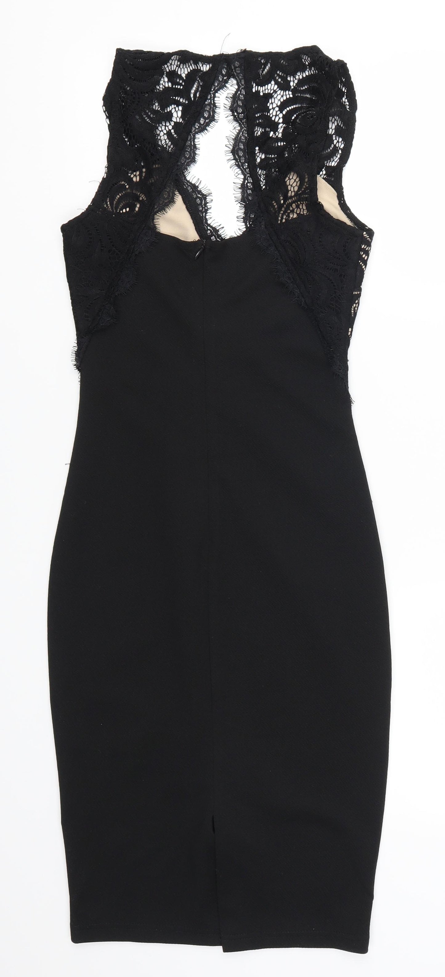 New Look Womens Black  Lace Bodycon  Size 6