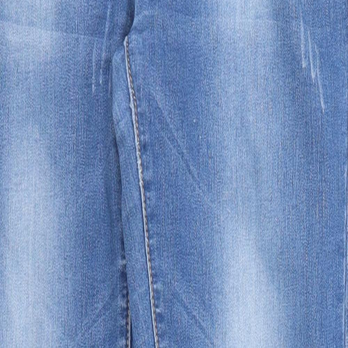 Moon Girl Womens Blue  Denim Straight Jeans Size 28 in L20 in