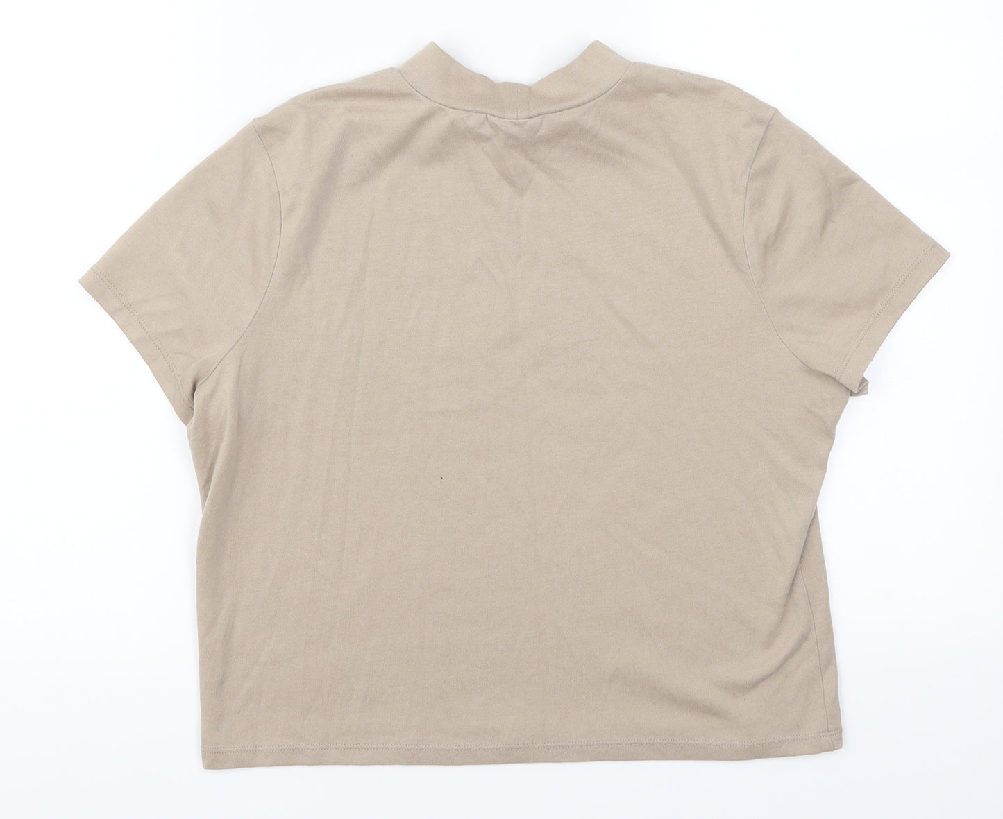 Primark Womens Beige   Basic T-Shirt Size 10