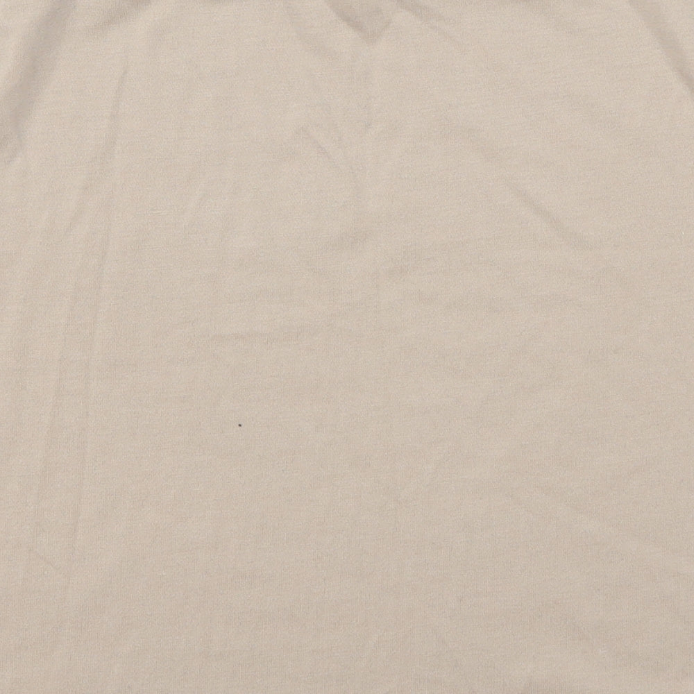 Primark Womens Beige   Basic T-Shirt Size 10