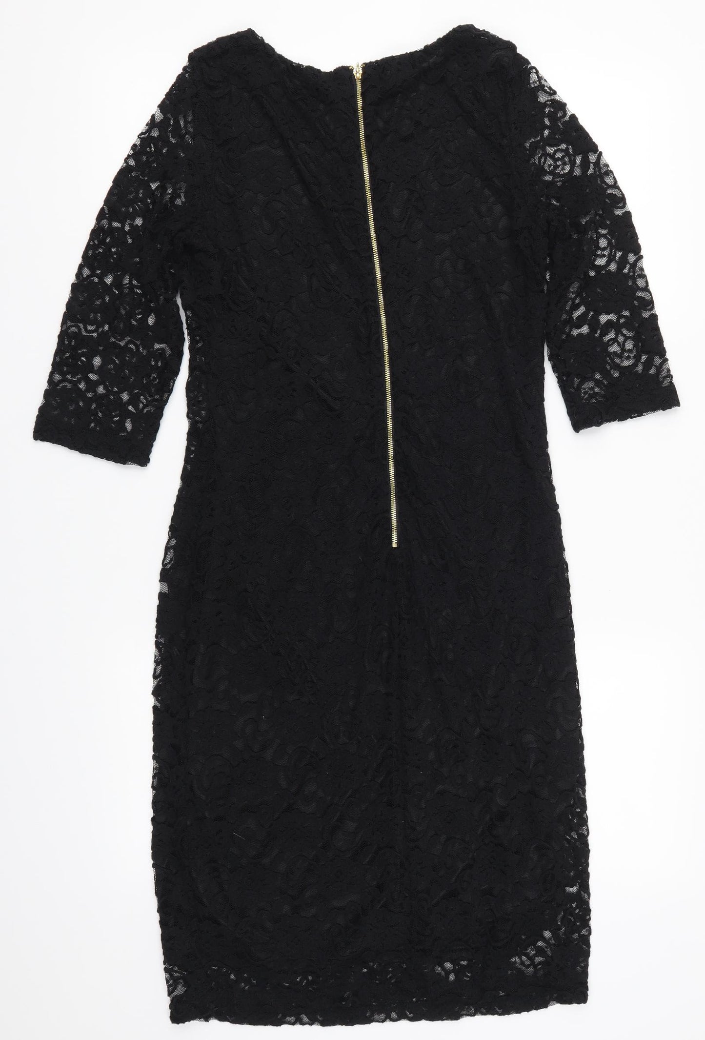 Alice & You Womens Black  Lace Pencil Dress  Size 10