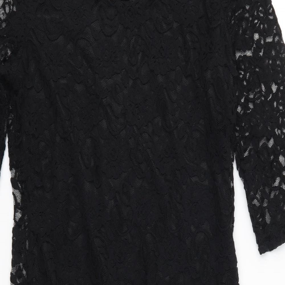 Alice & You Womens Black  Lace Pencil Dress  Size 10