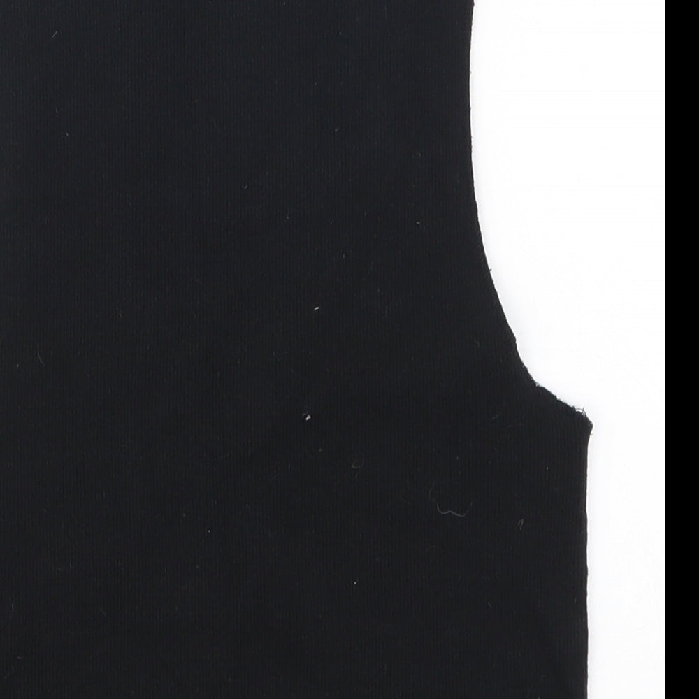 Zara Womens Black   Cropped Tank Size M