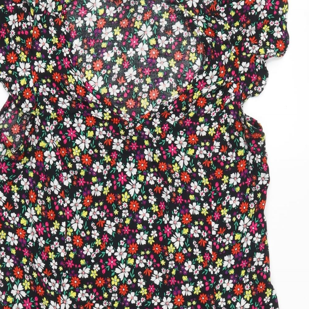 F&F Womens Multicoloured Floral  A-Line  Size 8