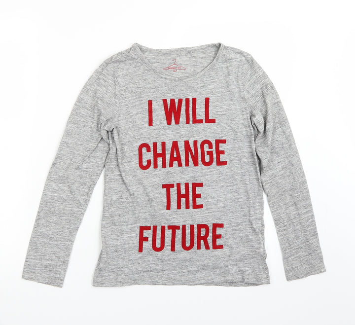 NEXT Boys Grey Basic T-Shirt Size 12 Years