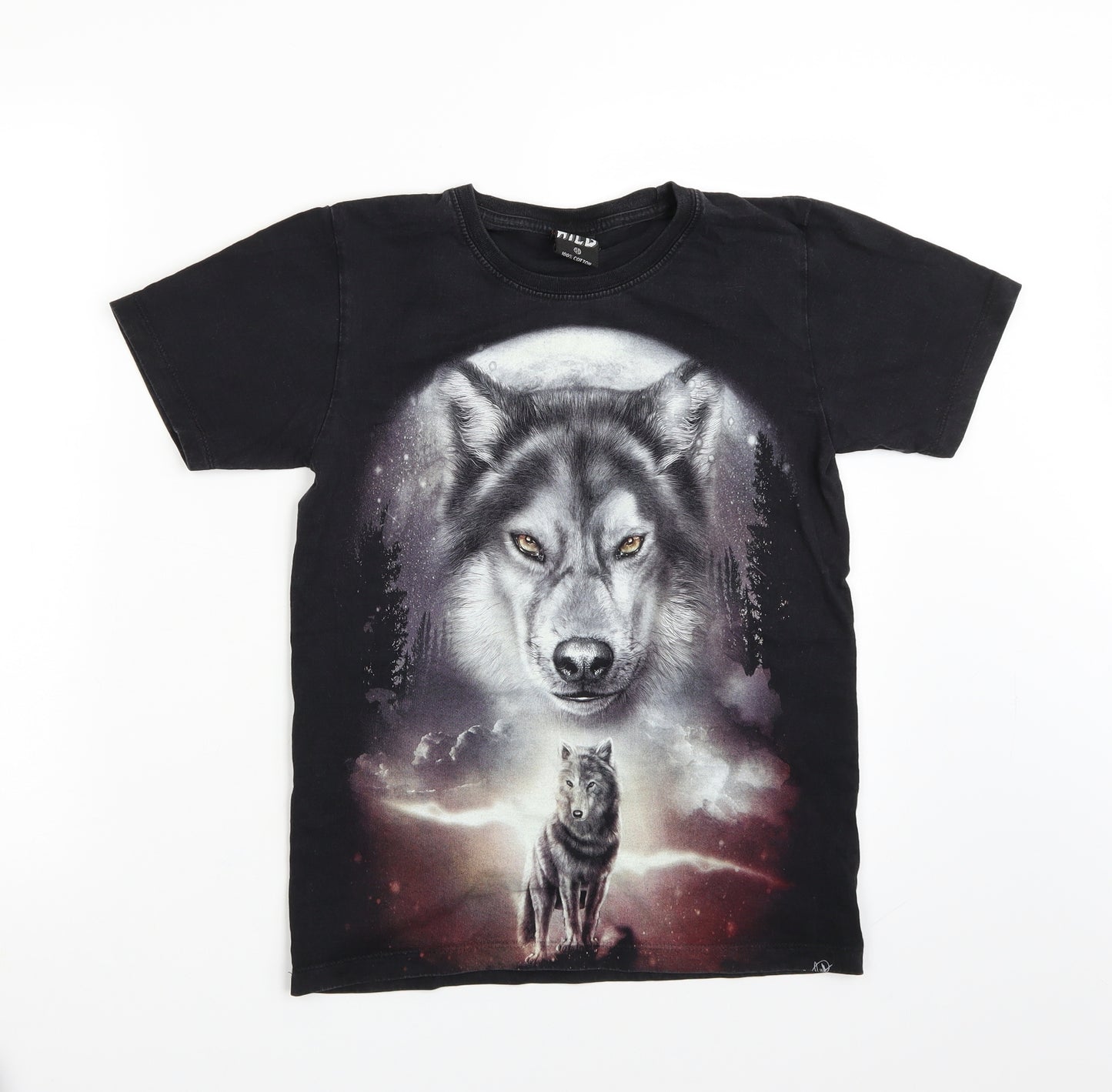 Wild Boys Black   Basic T-Shirt Size S