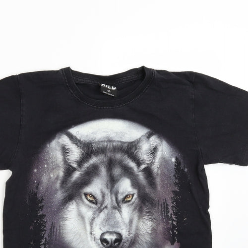 Wild Boys Black   Basic T-Shirt Size S
