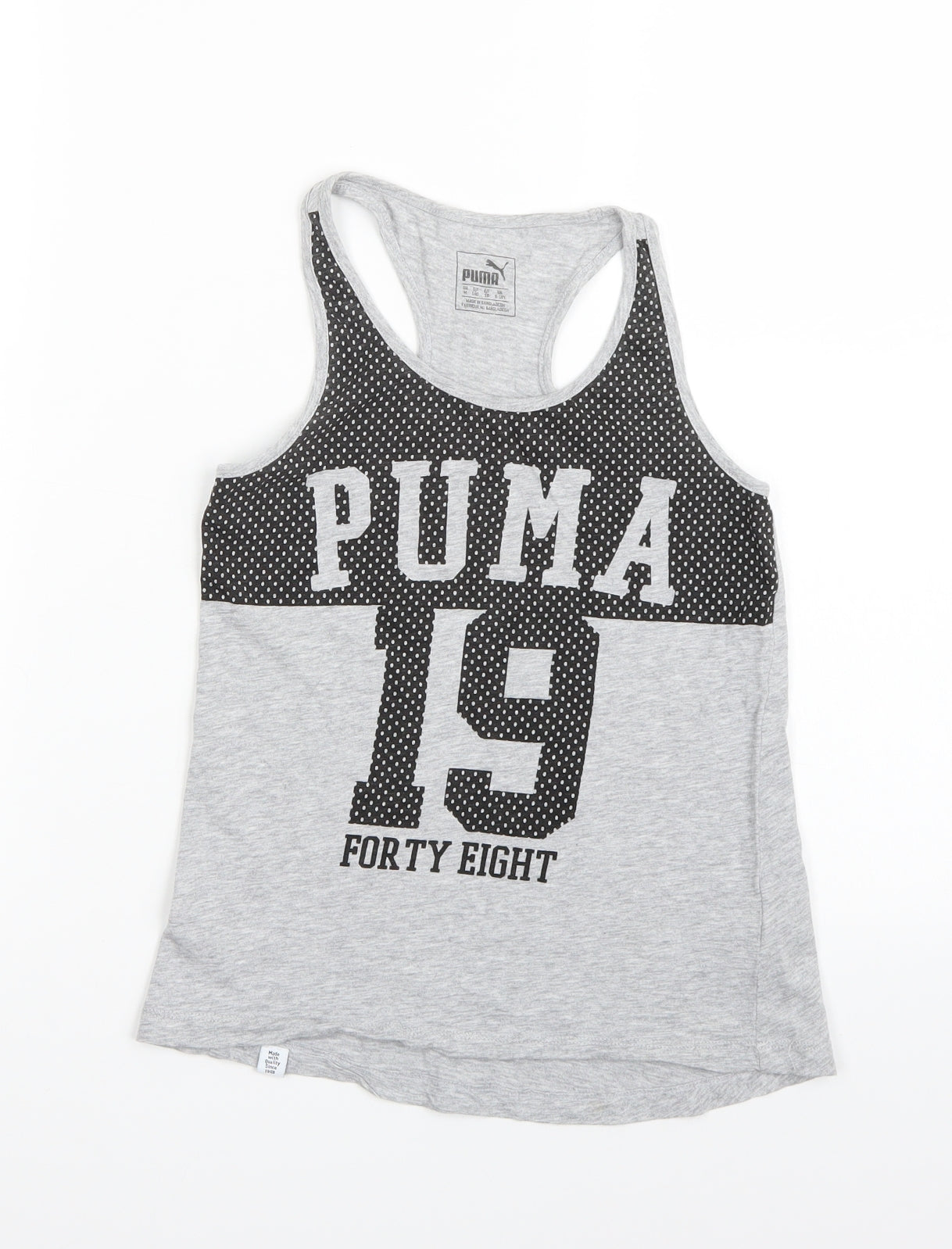 PUMA Womens Grey   Basic Tank Size S