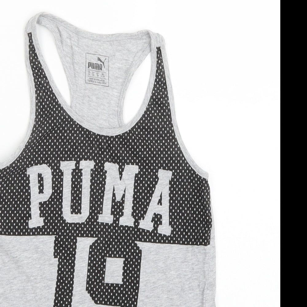PUMA Womens Grey   Basic Tank Size S