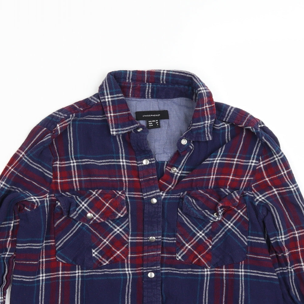 Primark Womens Blue   Basic Button-Up Size 10