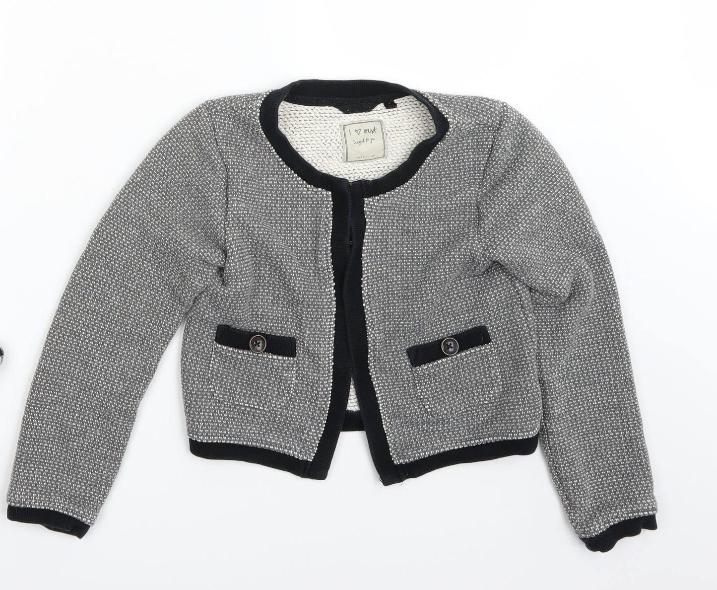 NEXT Girls Grey   Jacket Coat Size 11 Years