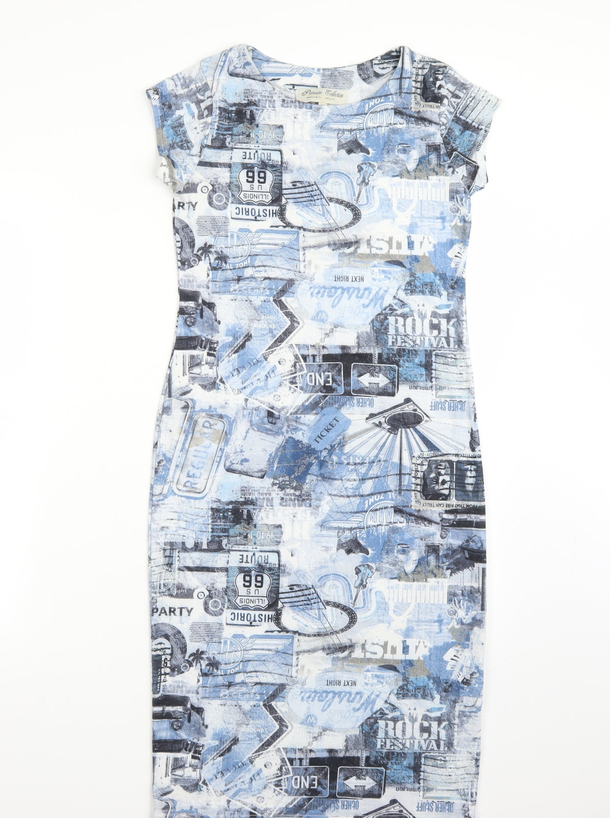 PARISIAN SIGNATURE Womens Blue   A-Line  Size 12