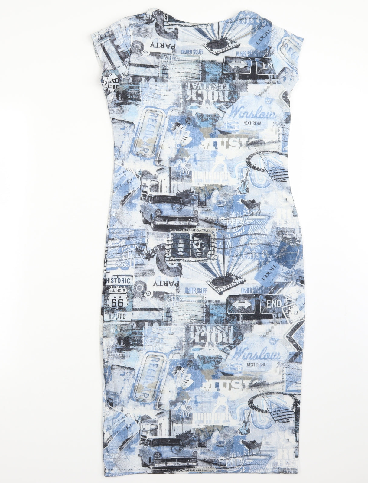PARISIAN SIGNATURE Womens Blue   A-Line  Size 12