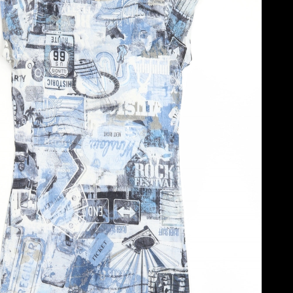 PARISIAN SIGNATURE Womens Blue   A-Line  Size 12