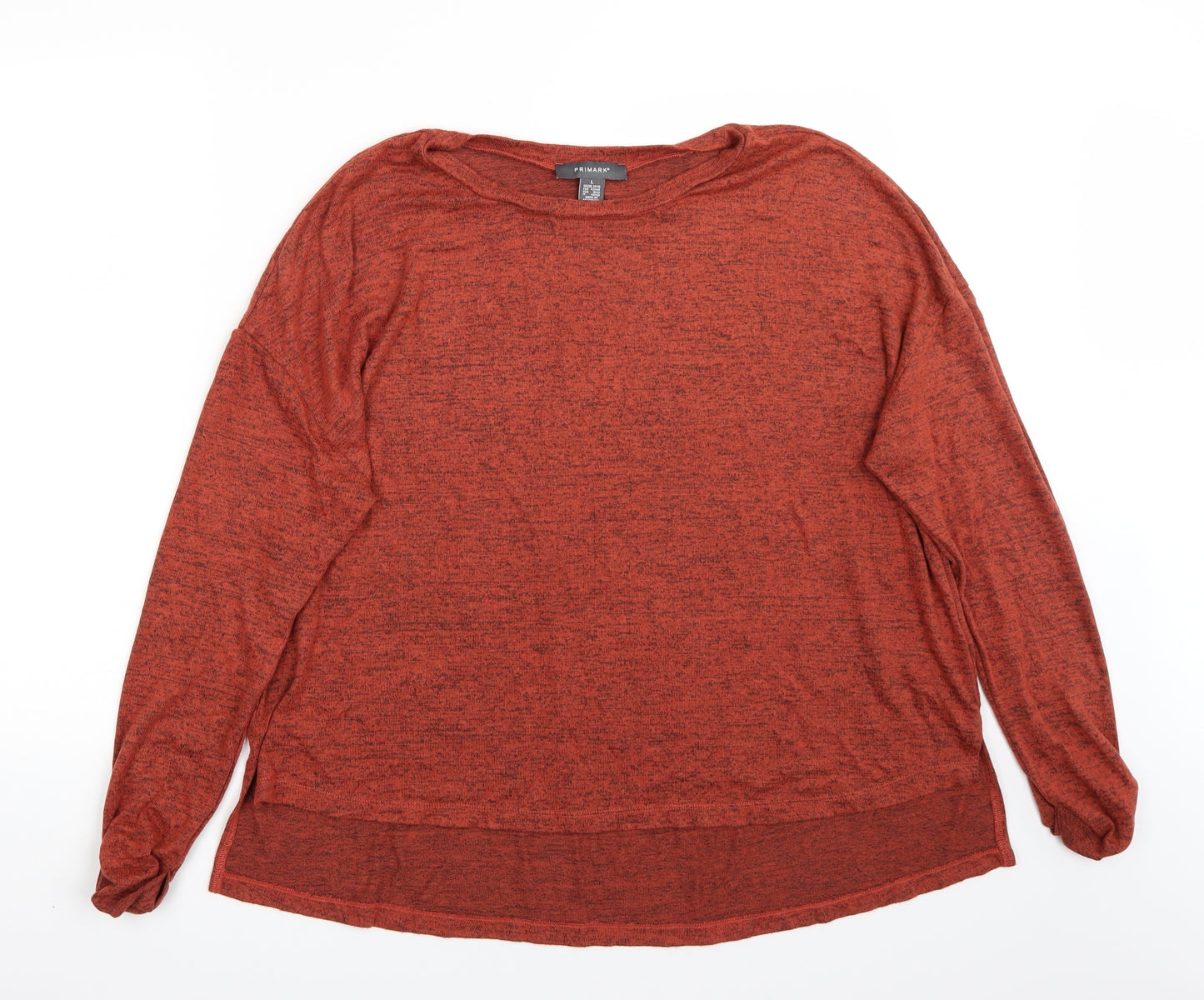 Primark Womens Orange   Basic T-Shirt Size L