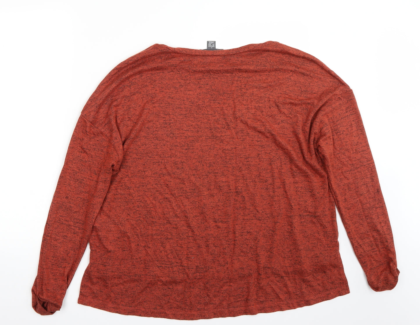 Primark Womens Orange   Basic T-Shirt Size L
