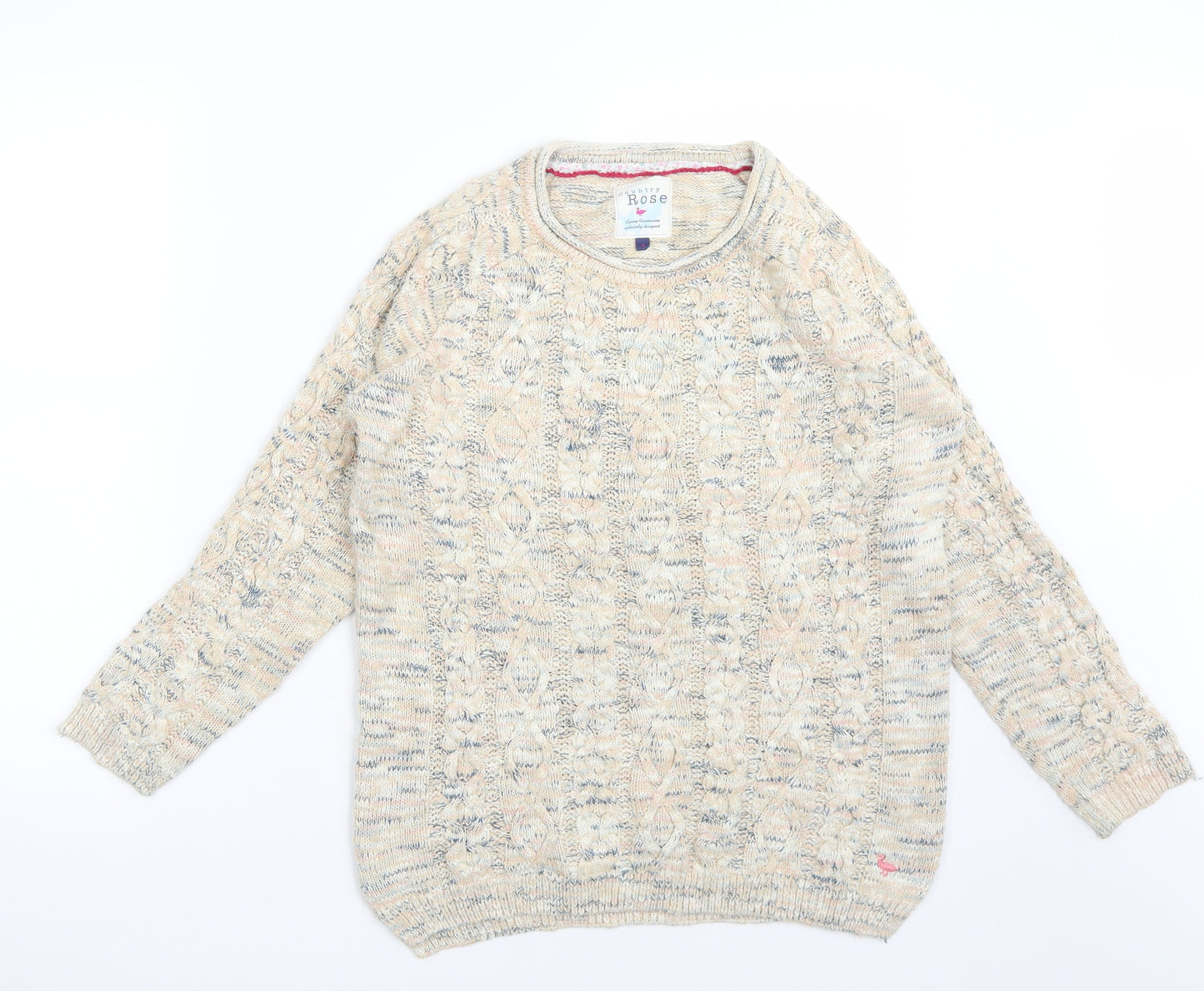 Country rose Womens Beige   Pullover Jumper Size S