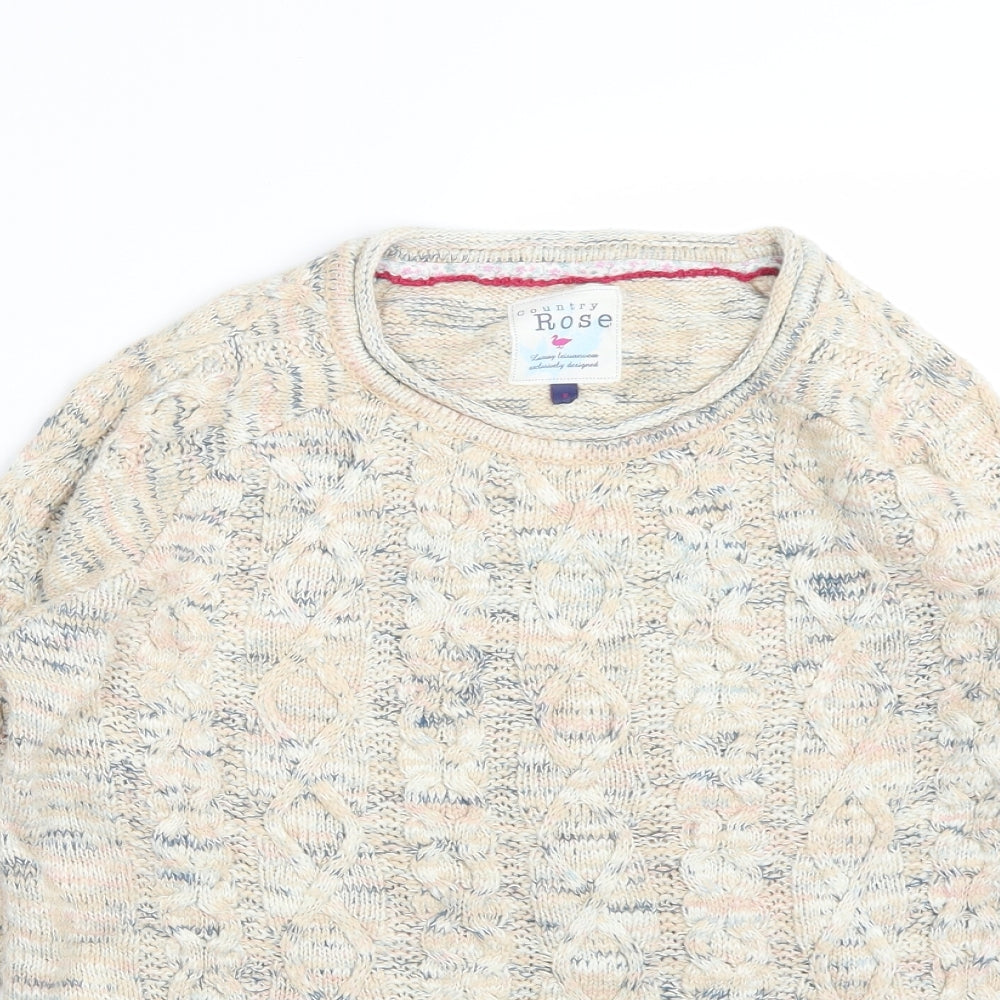 Country rose Womens Beige   Pullover Jumper Size S