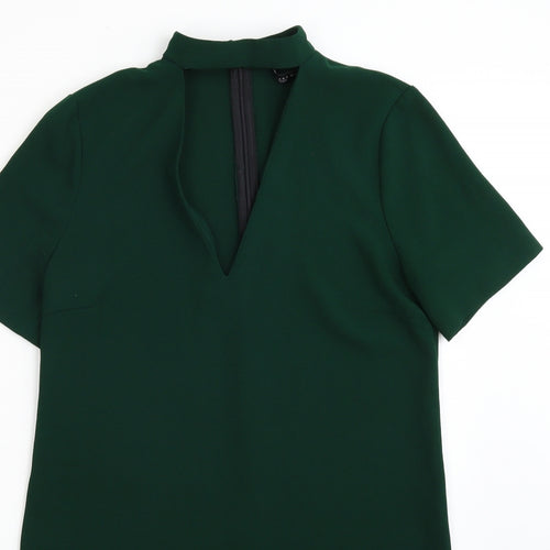 Zara Womens Green  Rayon A-Line  Size XS