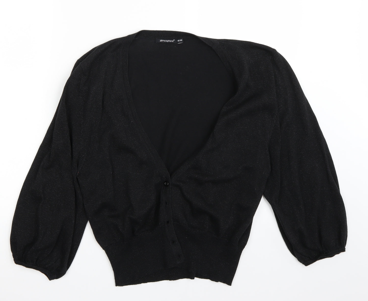 Primark Womens Black   Cardigan Jumper Size 18