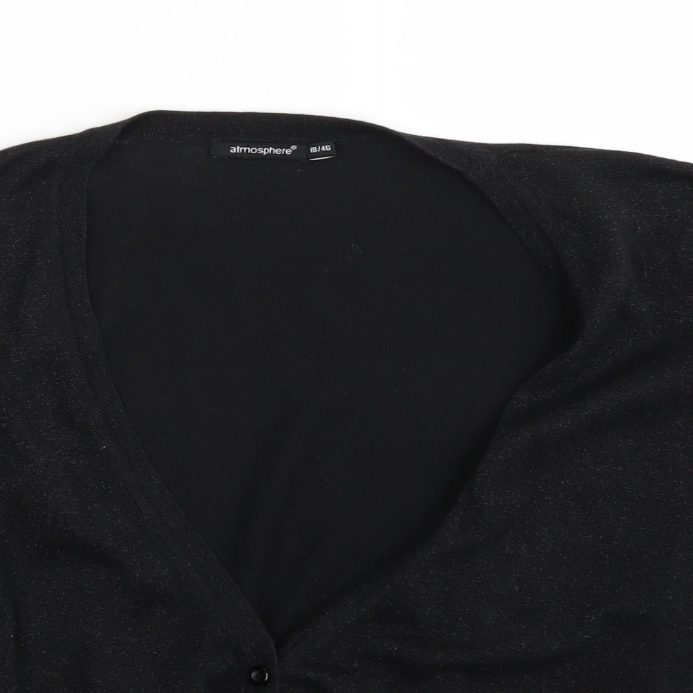 Primark Womens Black   Cardigan Jumper Size 18