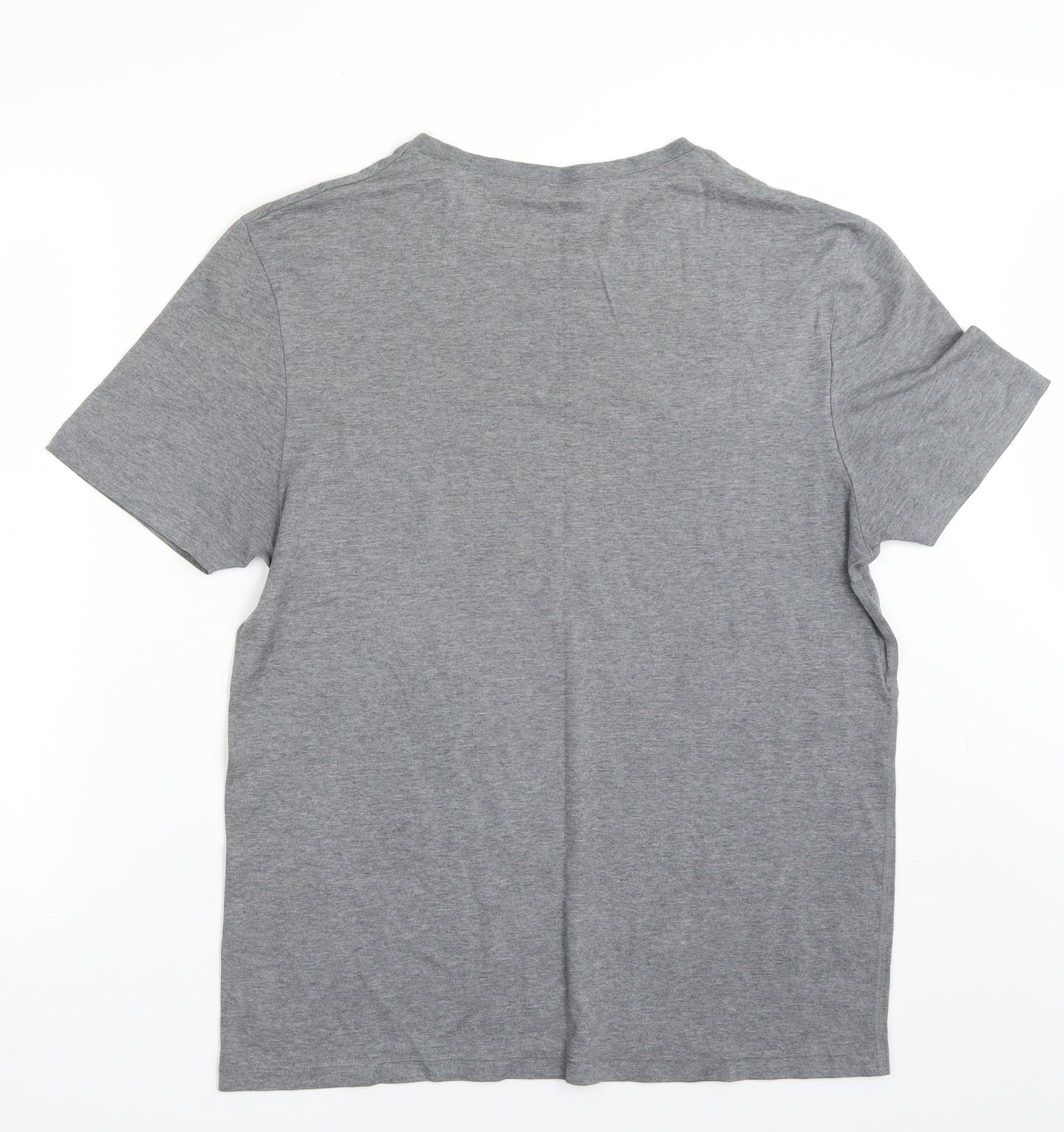 M&S Womens Grey   Basic T-Shirt Size L