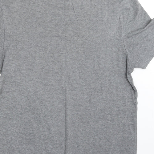 M&S Womens Grey   Basic T-Shirt Size L