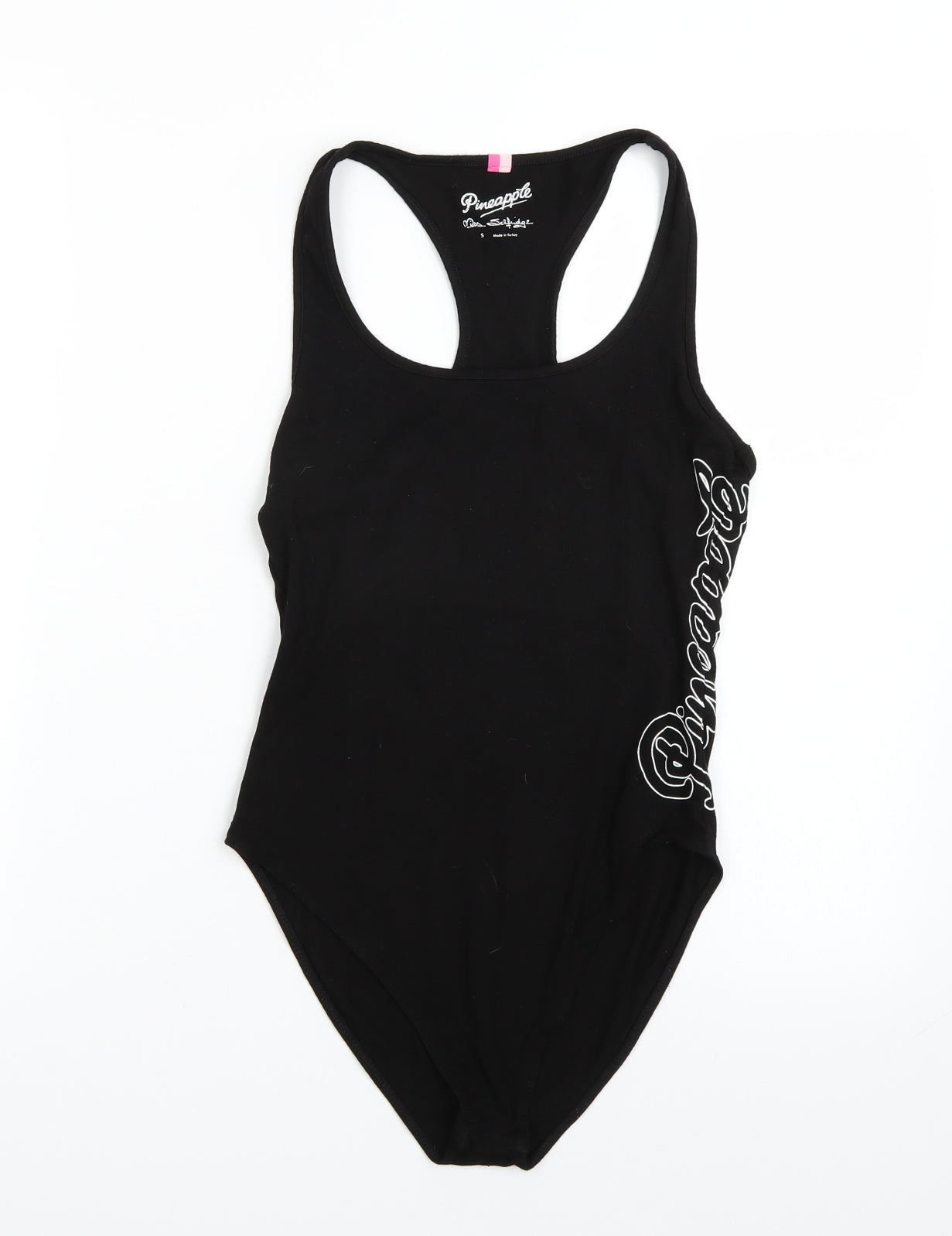 Miss Selfridge Womens Black   Bodysuit One-Piece Size S