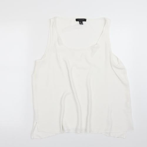 )Primark Womens White   Basic T-Shirt Size 18