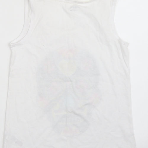 Pep & co Womens White   Basic Tank Size 8