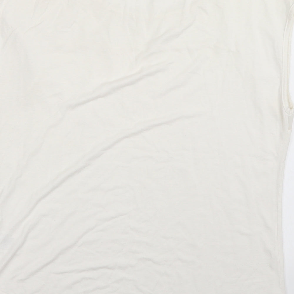 Roman Womens White   Basic T-Shirt Size 12