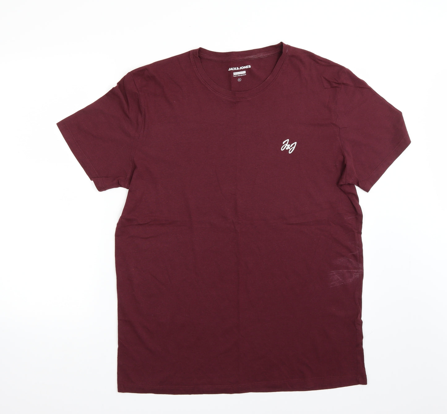 JACK & JONES Womens Purple   Basic T-Shirt Size XL