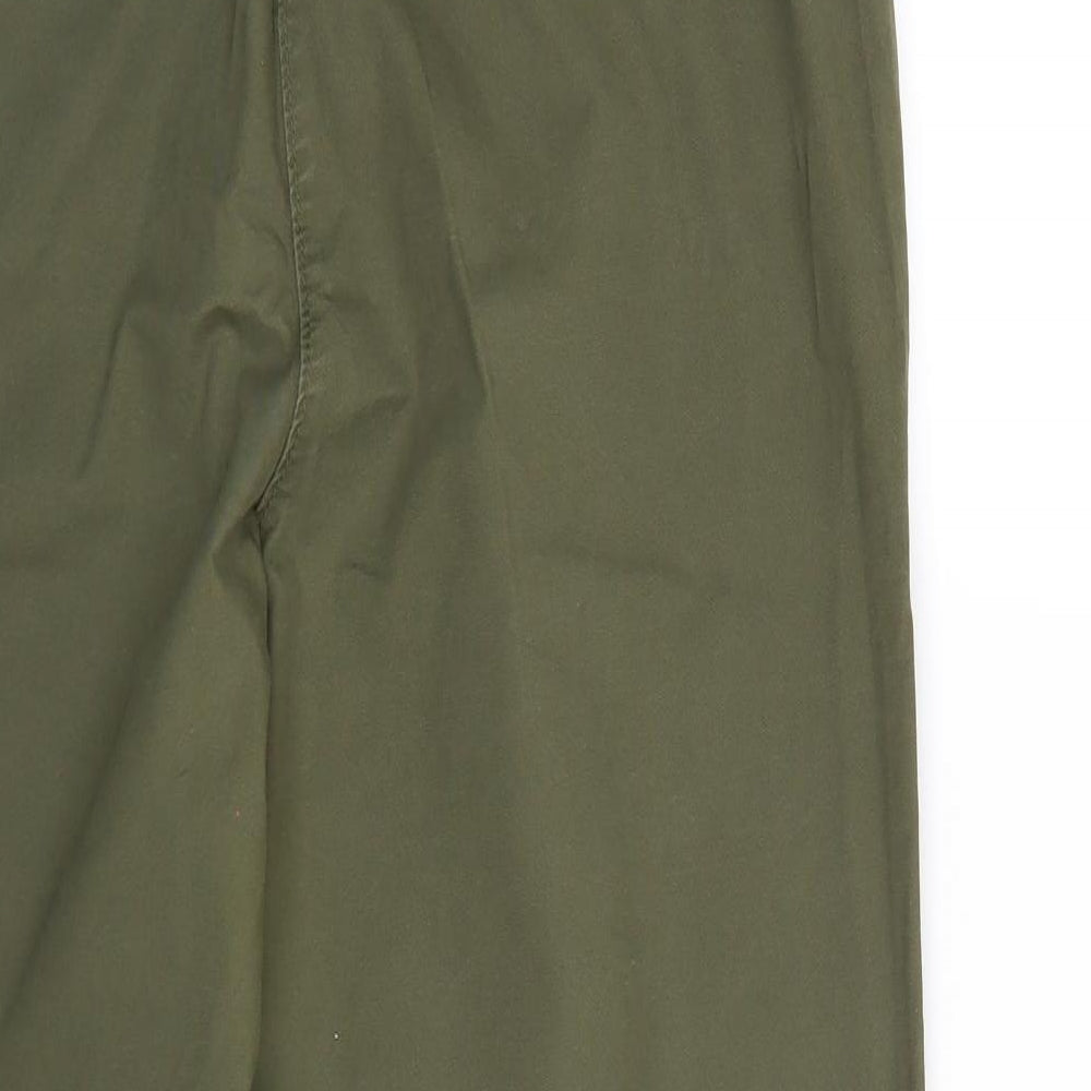 NEXT Womens Green   Chino Trousers Size 14 L28 in
