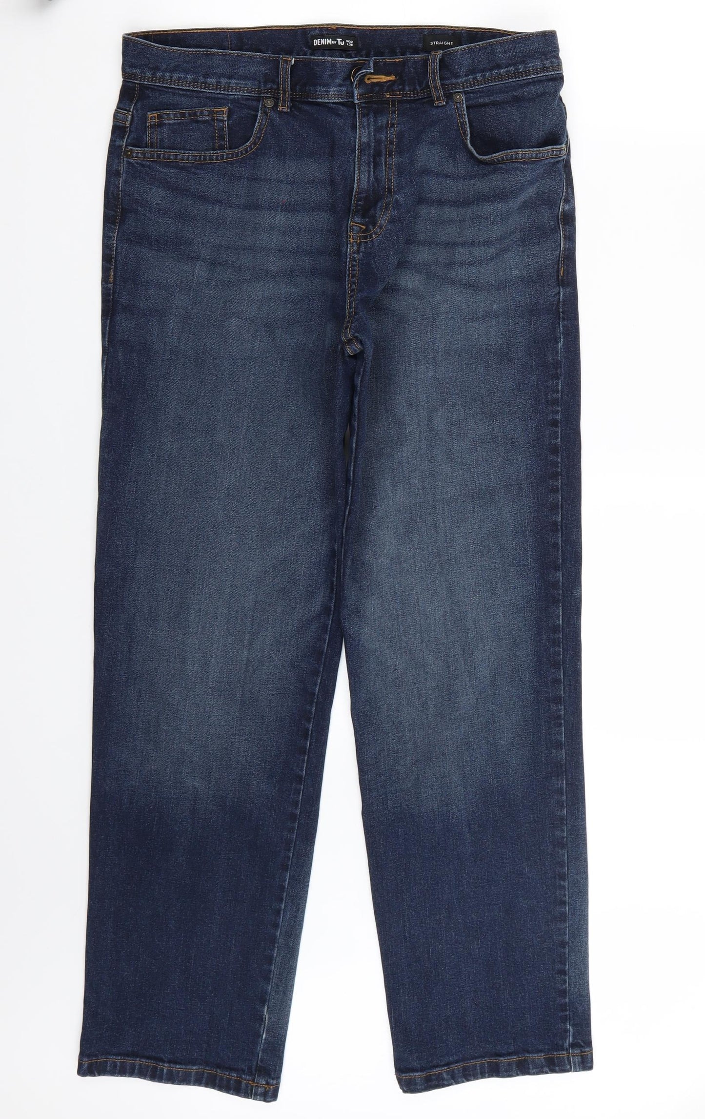 Tu  Mens Blue   Straight Jeans Size 32 L30 in