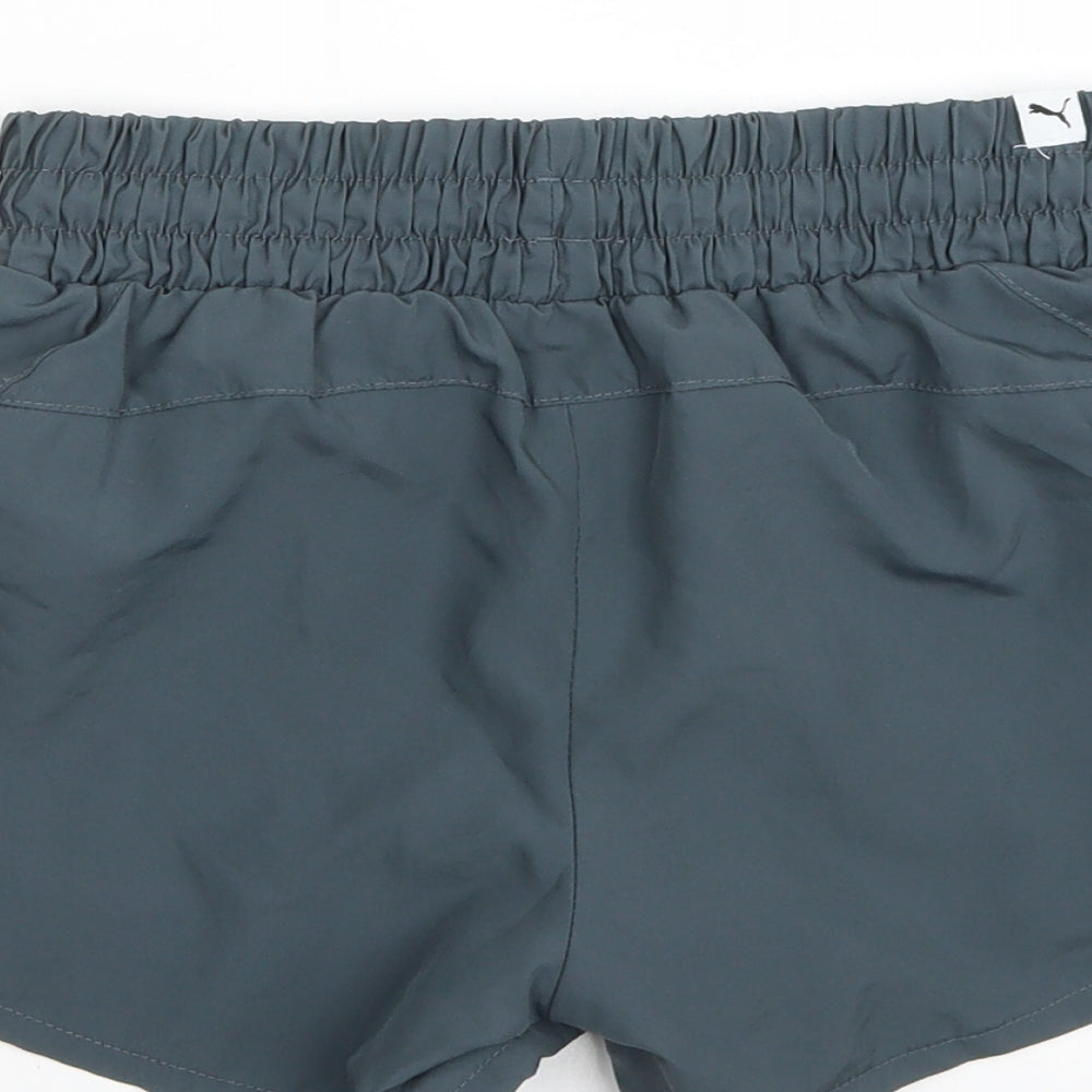 PUMA Womens Grey   Sweat Shorts Size 8