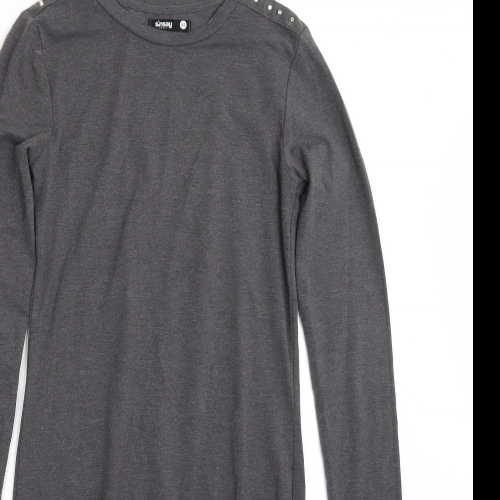 Sinsay Womens Grey   Shift  Size XS
