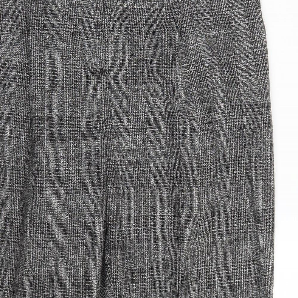 NEXT Womens Black   Capri Trousers Size 14 L27 in