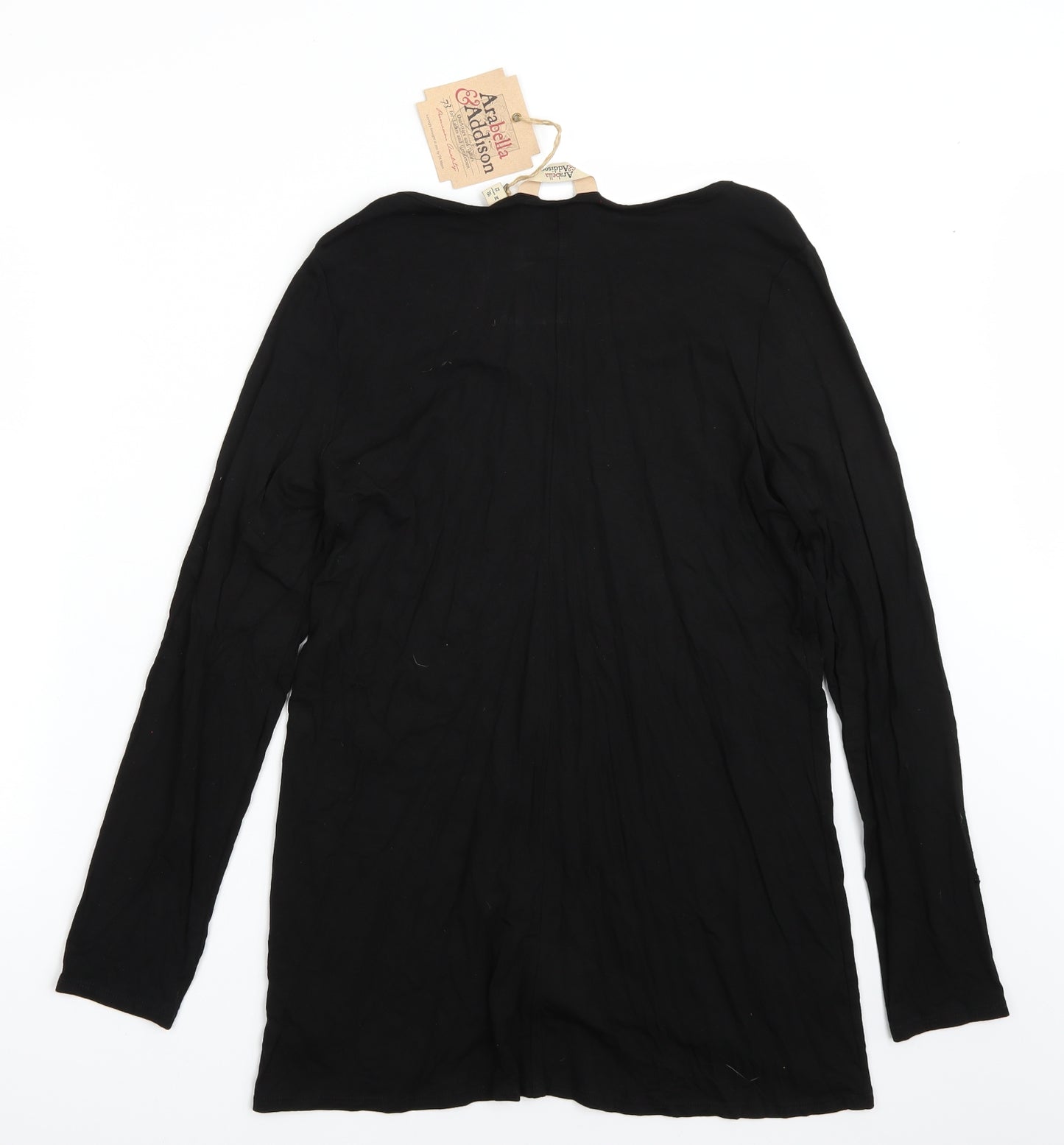 Arabella & Addison Womens Black   Basic T-Shirt Size M