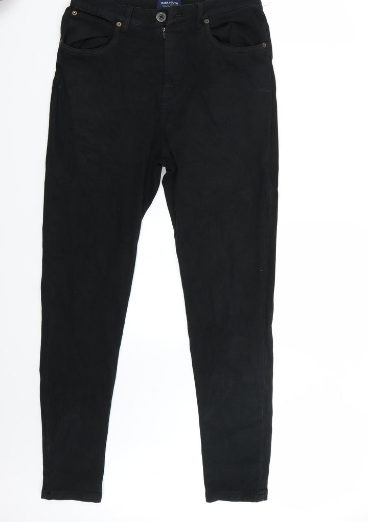 Zara Womens Black Skinny Jeans Size S L28 in