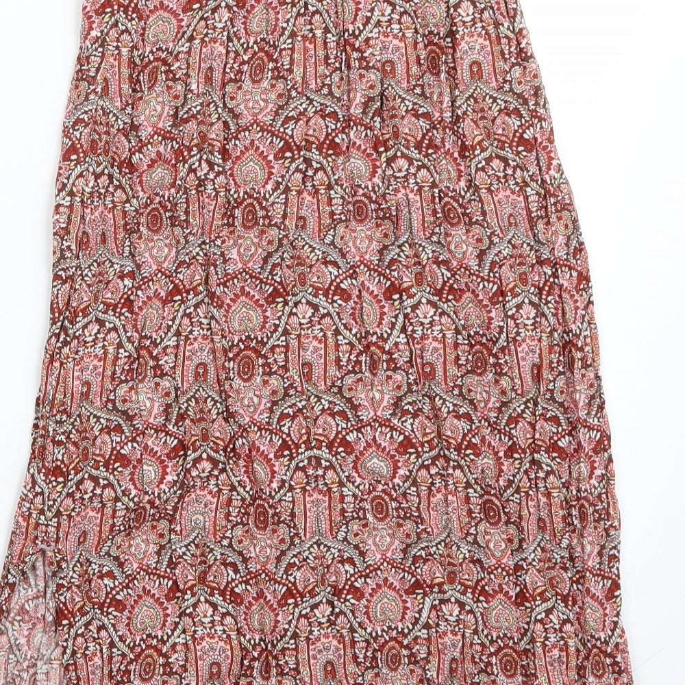 Fat Face Womens Red   A-Line Skirt Size 6