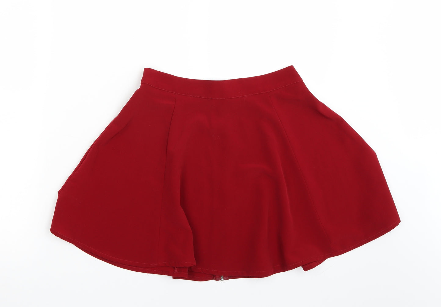 Bershka Womens Red   A-Line Skirt Size M