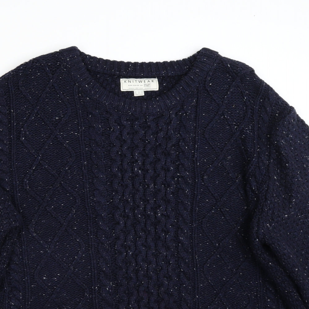 F&F Womens Blue   Pullover Jumper Size 2XL