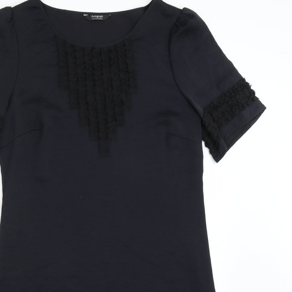 Marks and Spencer Womens Black   A-Line  Size 12