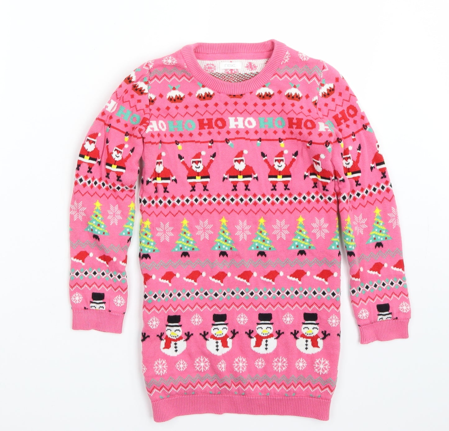 NEXT Girls Pink   Pullover Jumper Size 8 Years