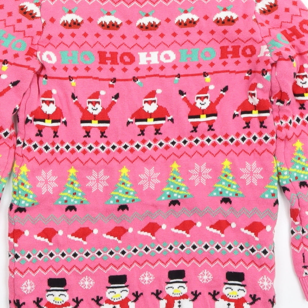 NEXT Girls Pink   Pullover Jumper Size 8 Years